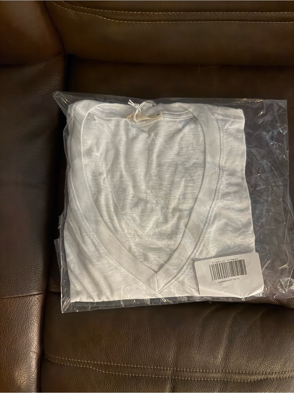 Marine Layer White V-Neck Sleep Tee